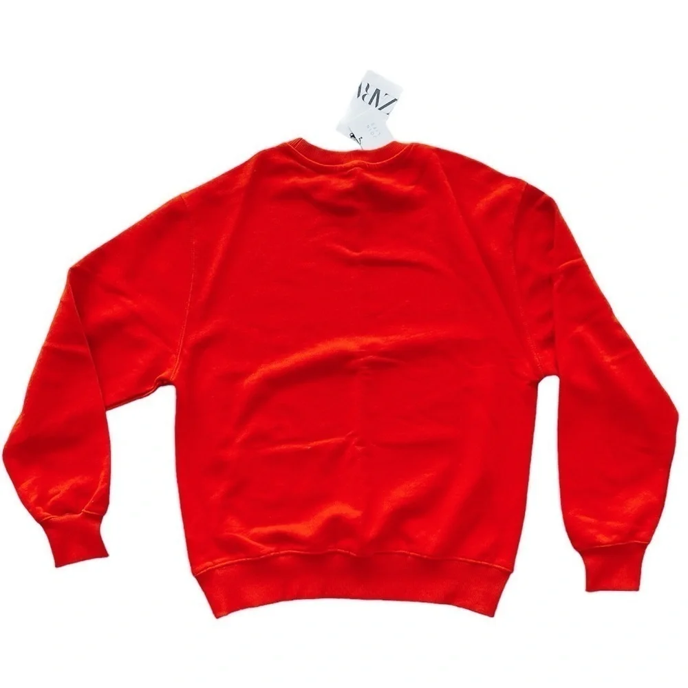 ZARA Boys Orange Sweatshirt sz. 13-14 yrs NWT